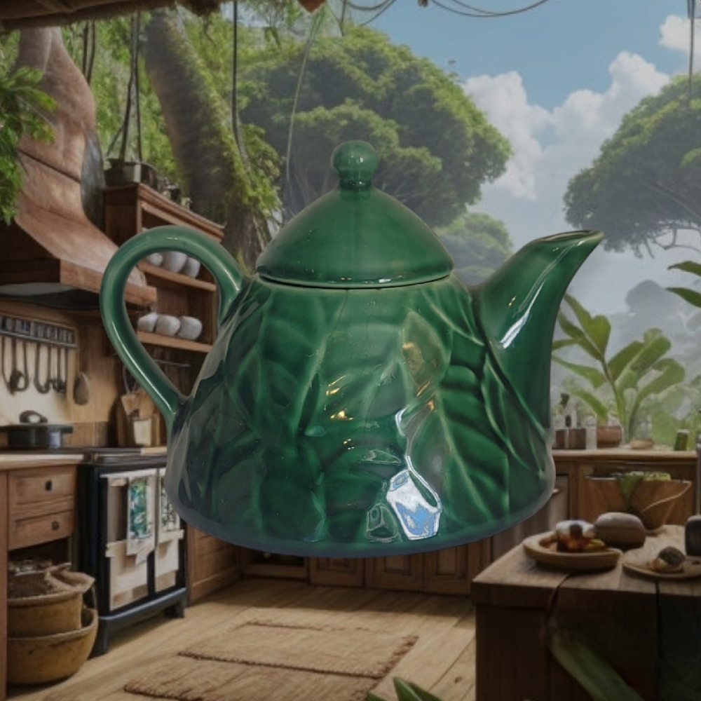 Jade Leaf Teapot